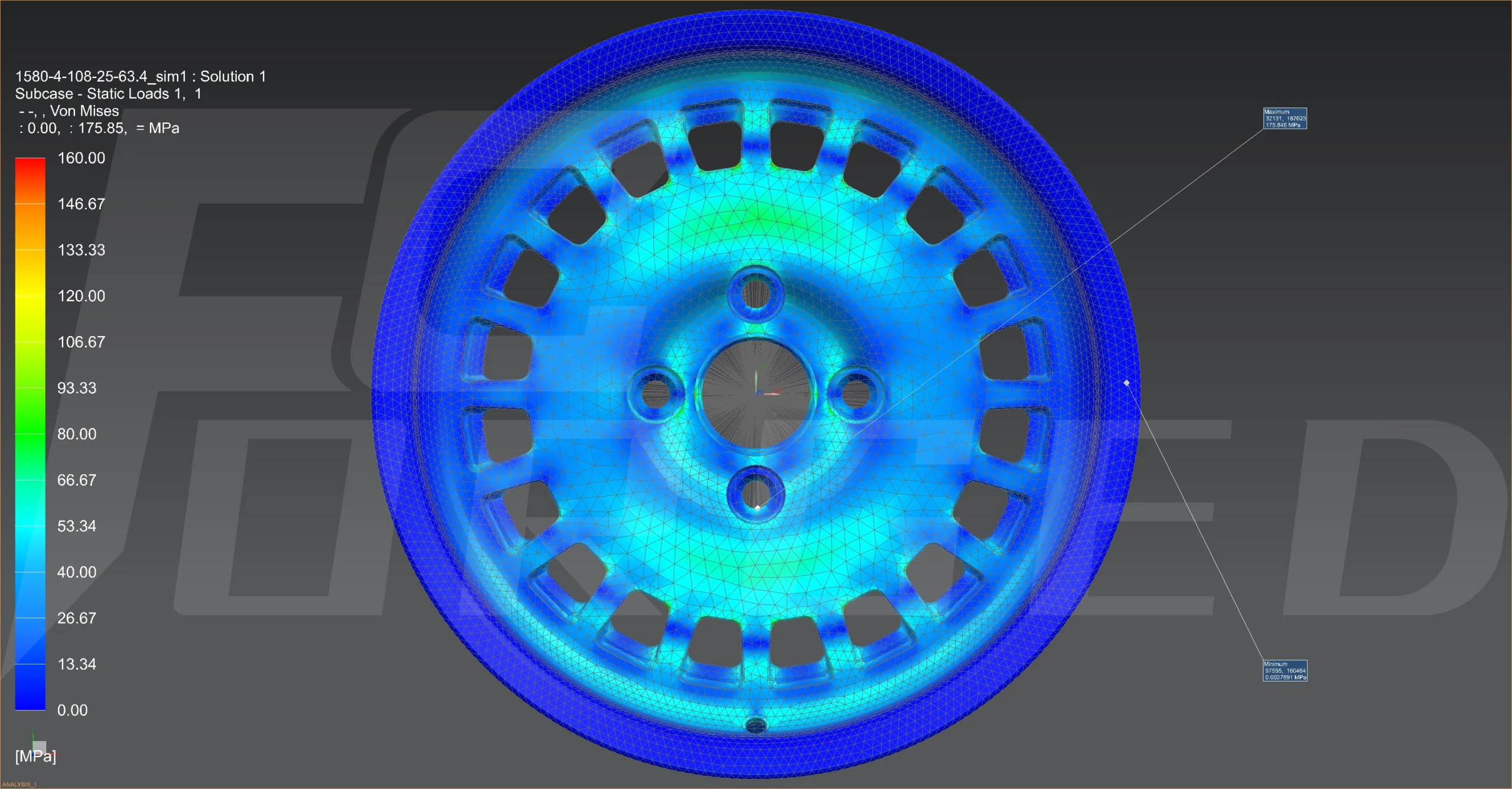 HT003 wheel FEA reference